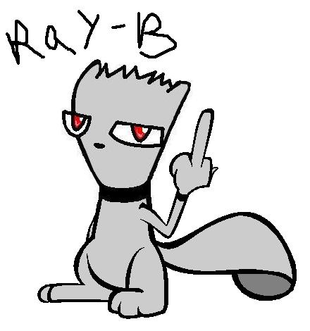 Ray-B (my Foamy char) by CatWhoHas14Tails