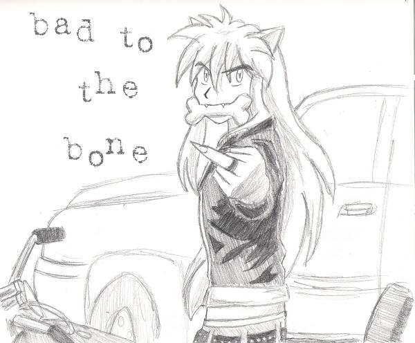 Inuyasha's Bad to the "Bone" ^_~ by CatWhoHas14Tails