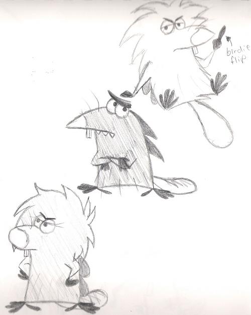 Pretty angry beavers by CatWhoHas14Tails