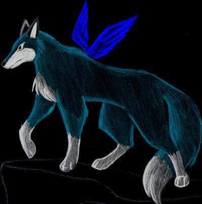 Negated Winged-Fox by CatWhoHas14Tails