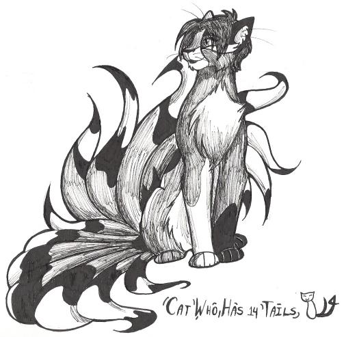 Cat Who Has 14 Tails by CatWhoHas14Tails