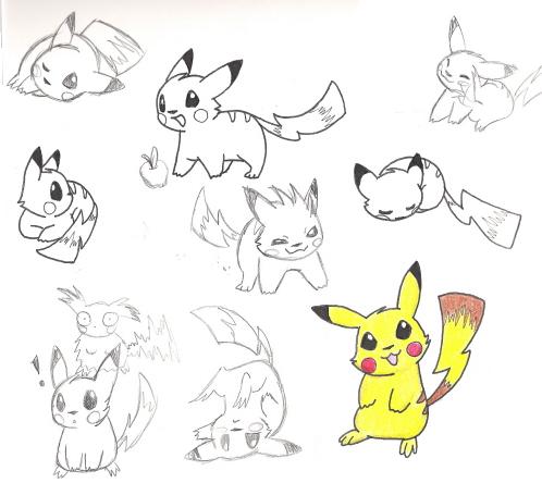 Pikachu - MY Style by CatWhoHas14Tails