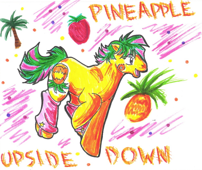 MLP - Pineapple Upside-Down by CatWhoHas14Tails