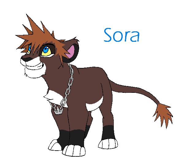 Sora's lion form by CatWhoHas14Tails