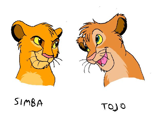 Simba and Tojo by CatWhoHas14Tails