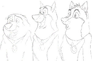 A very Balto group...gasp! (character adjustment) by CatWhoHas14Tails
