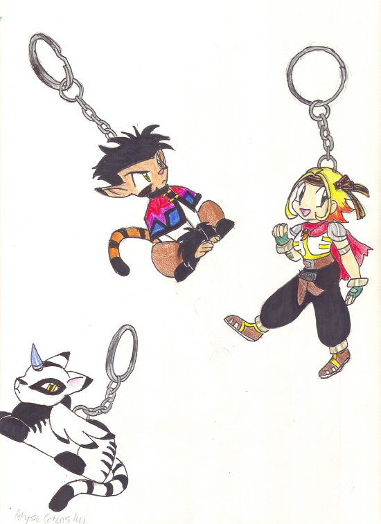 Keychains!! by CatWhoHas14Tails