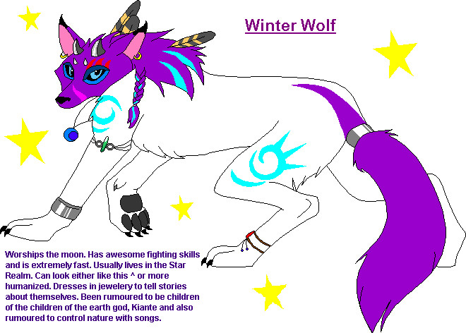My Winter Wolf by CatWhoHas14Tails