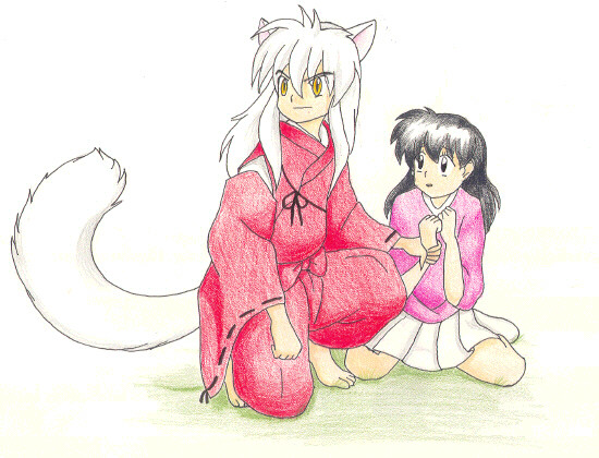 "I'll always protect you..." (inuyasha) by CatWhoHas14Tails