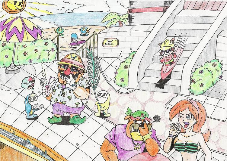WarioWare on Wahcation by Cataquack2Reacto