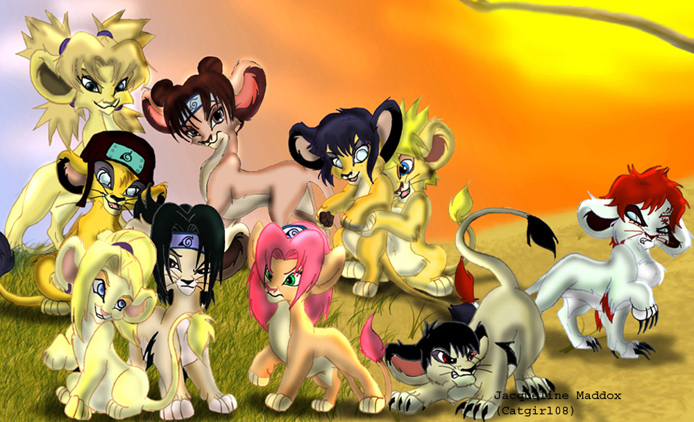 Naruto Lion King cast by Catgirl08