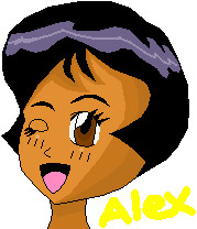 Alex winking by Cclarke