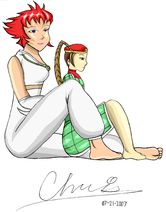 Tessa and Mai-Ling by Cclarke