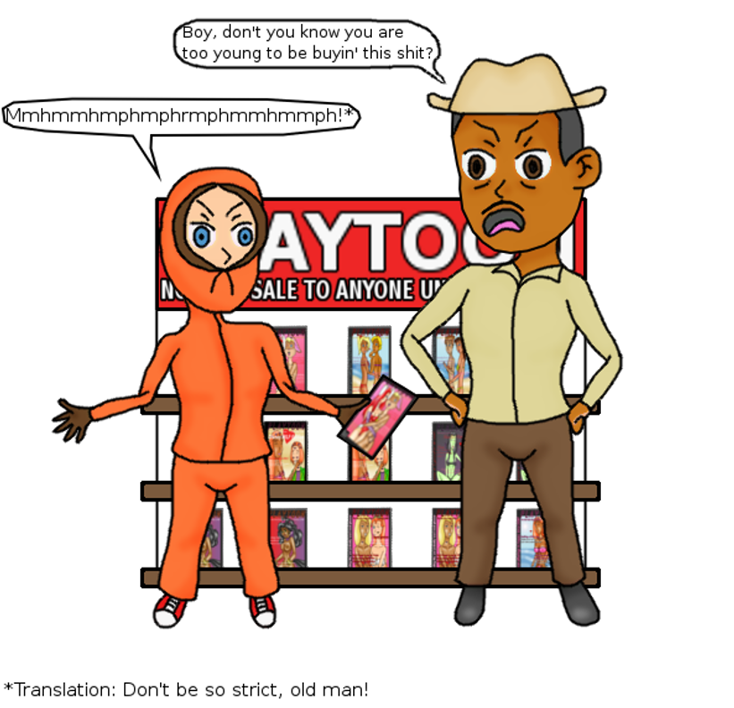 Kenny wants a Playtoon! by Cclarke