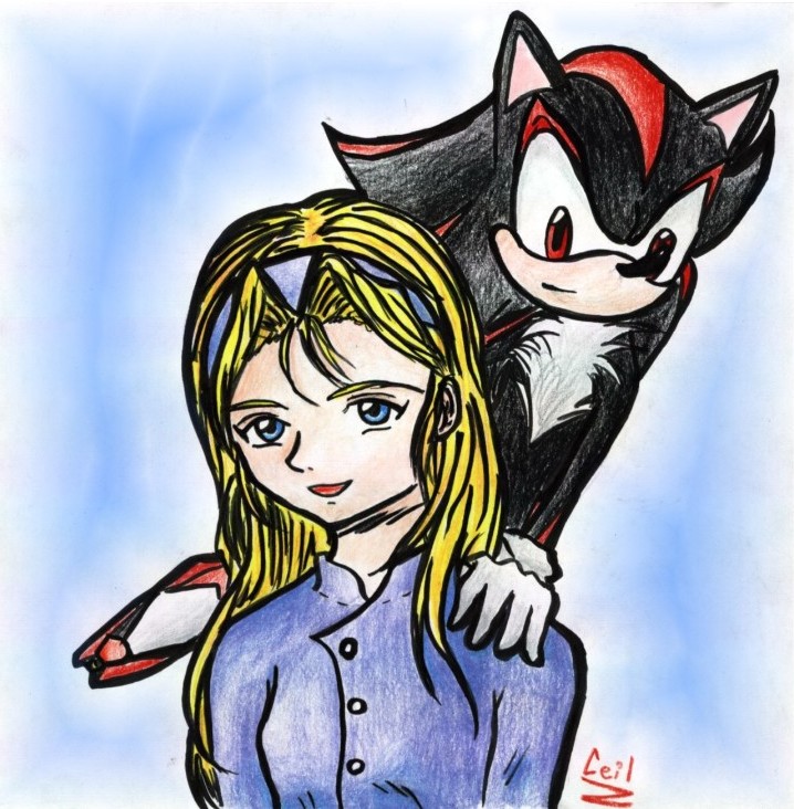 Maria and Shadow by Ceil