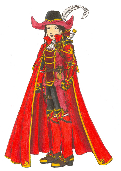 Female Red Wizard by CelebrenIthil