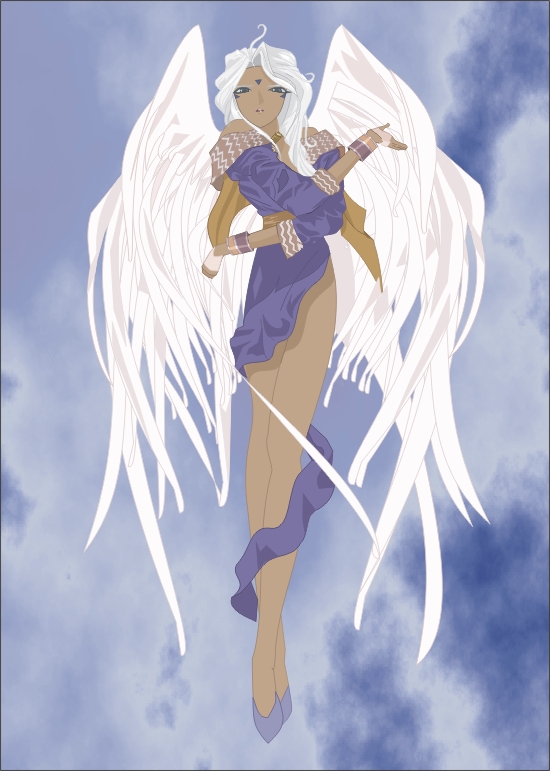 Urd as angel by Celine19