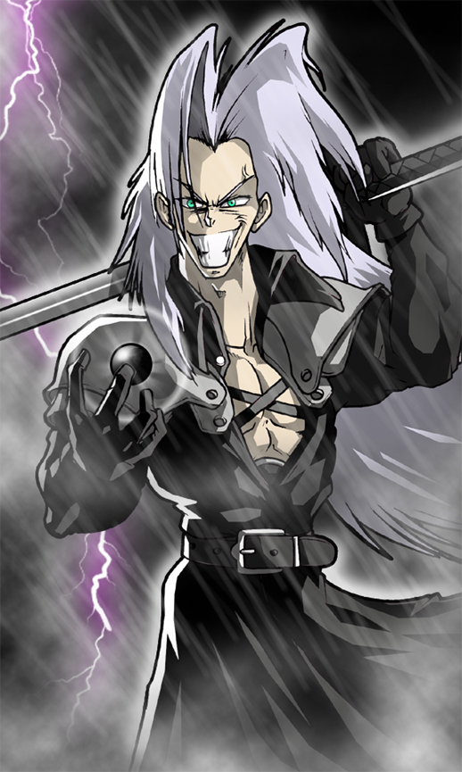 Sephiroth Has The Black Materia by Cerberus_Lives