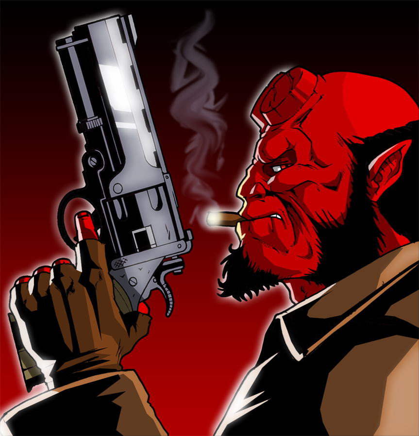 Hellboy by Cerberus_Lives