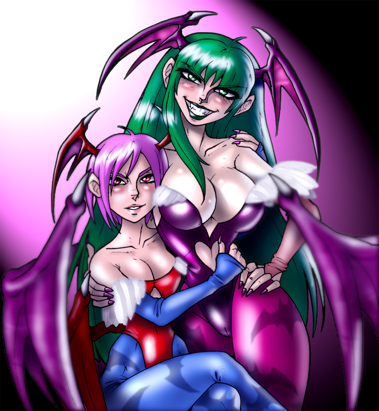 Morrigan &amp; Lilith by Cerberus_Lives