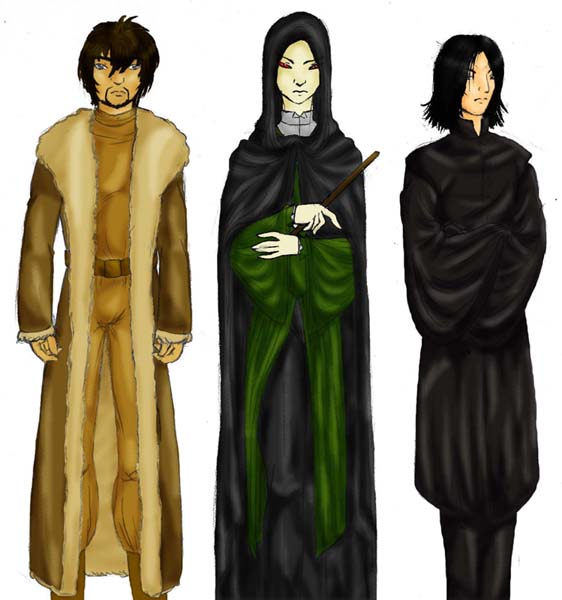 Viktor, Voldemort and Severus by Ceres_de_Rehka