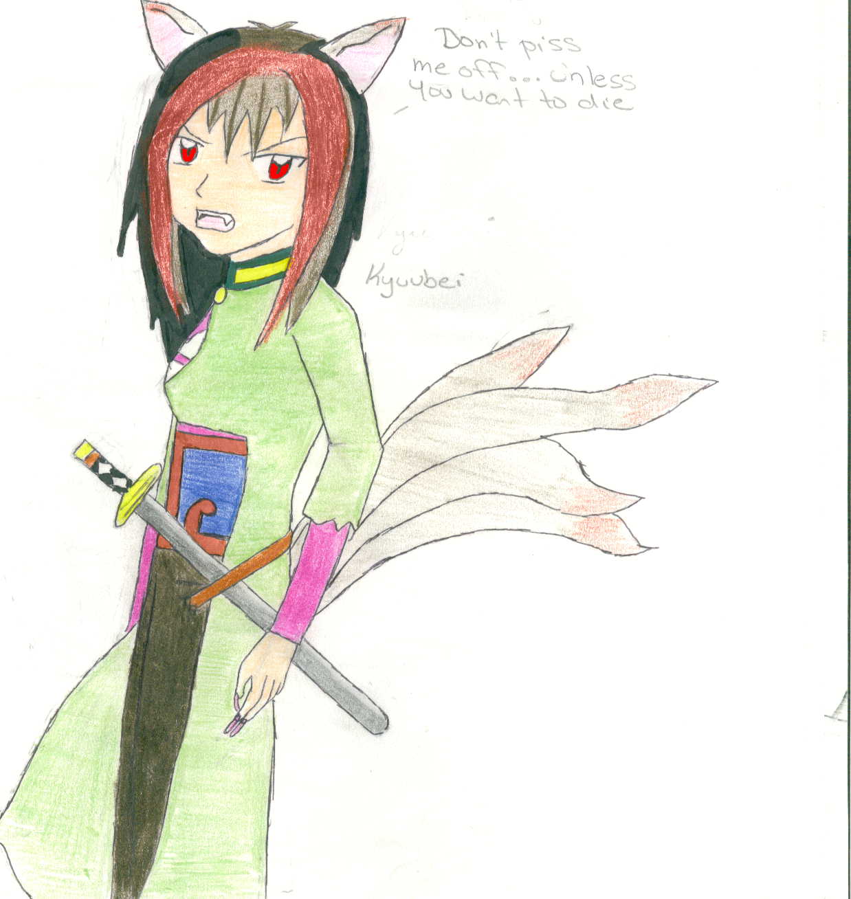 Kyuubei- Wandering_Spirit's Character by Chanika