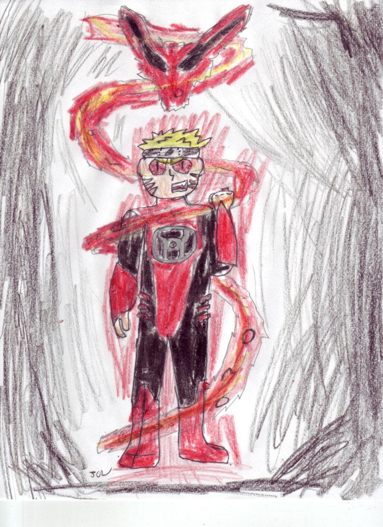 Red Lantern: Kyuubi, Herald of Hate by Chaos-Card-7