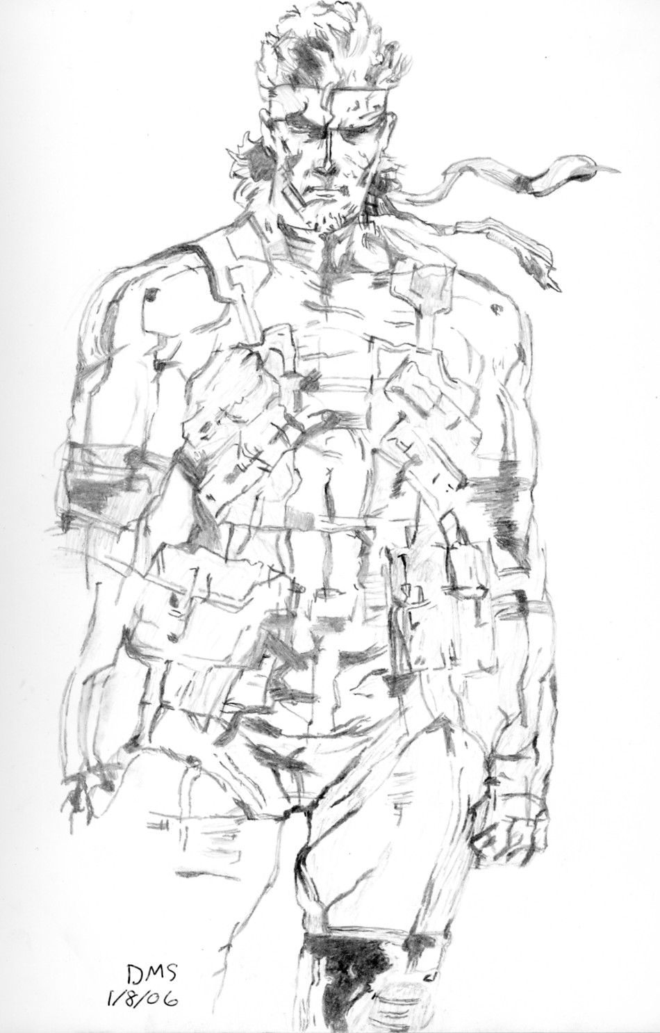 Solid Snake by Chaos7763