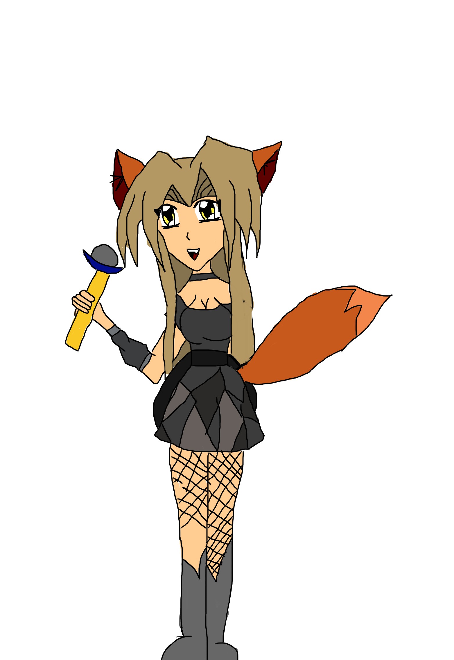 Fox Girl Hitomi by Chaos_Alchemist
