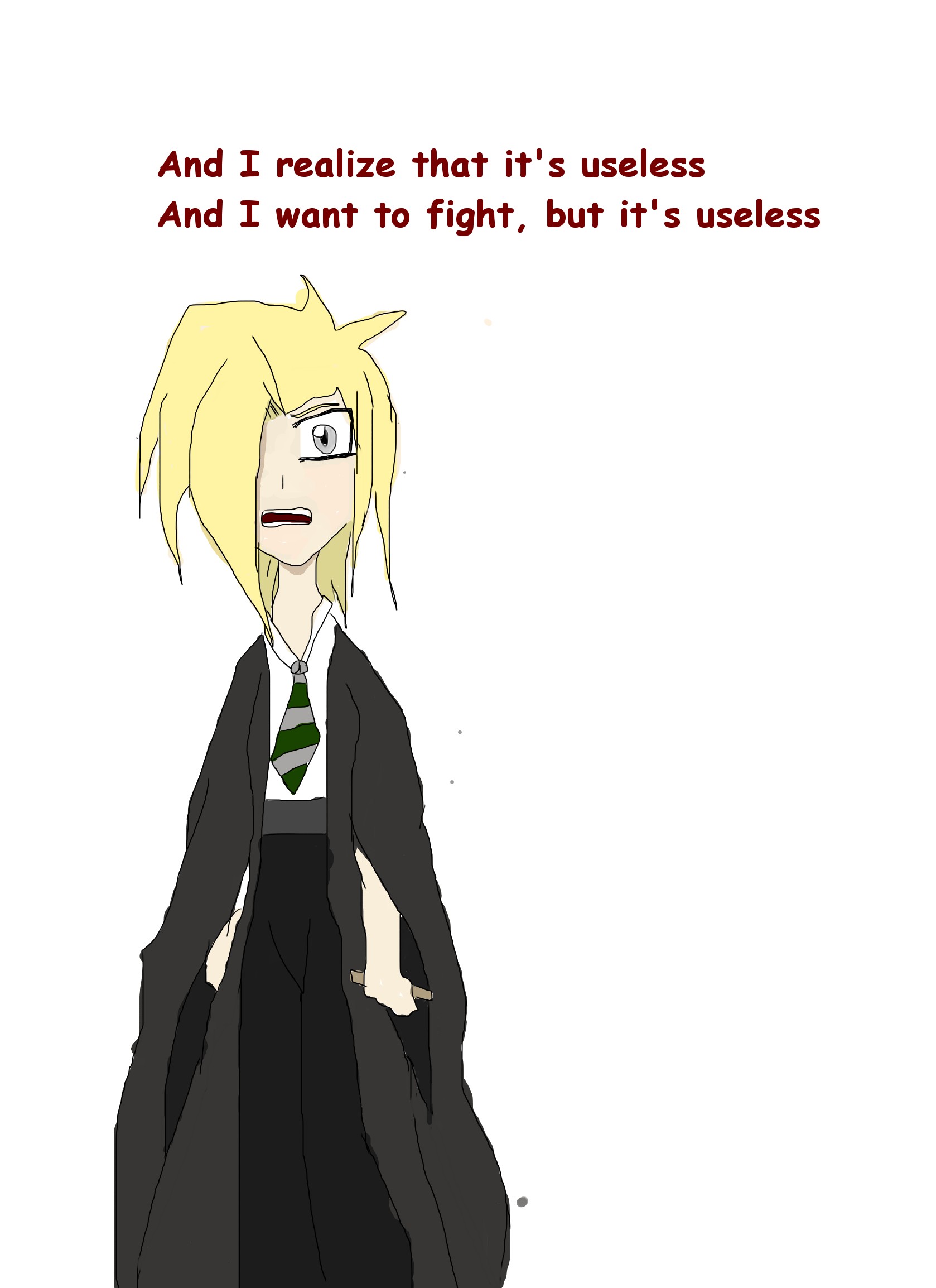 HBP: Useless- Draco Malfoy by Chaos_Alchemist