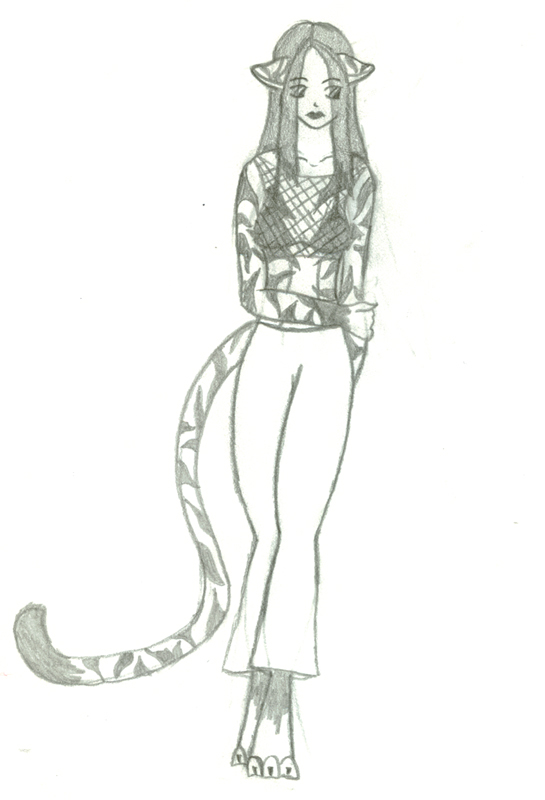 Tiger Girl by Chaos_Kitten