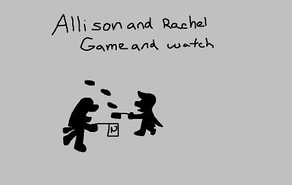 Game and watch with Allison by CharmyB2