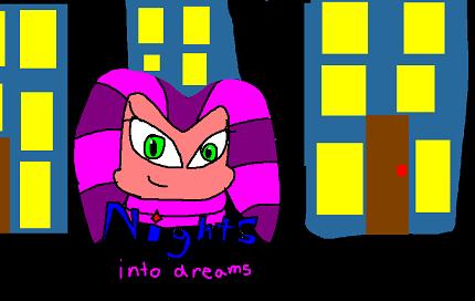 Nights into Dreams Title Screen by CharmyB2