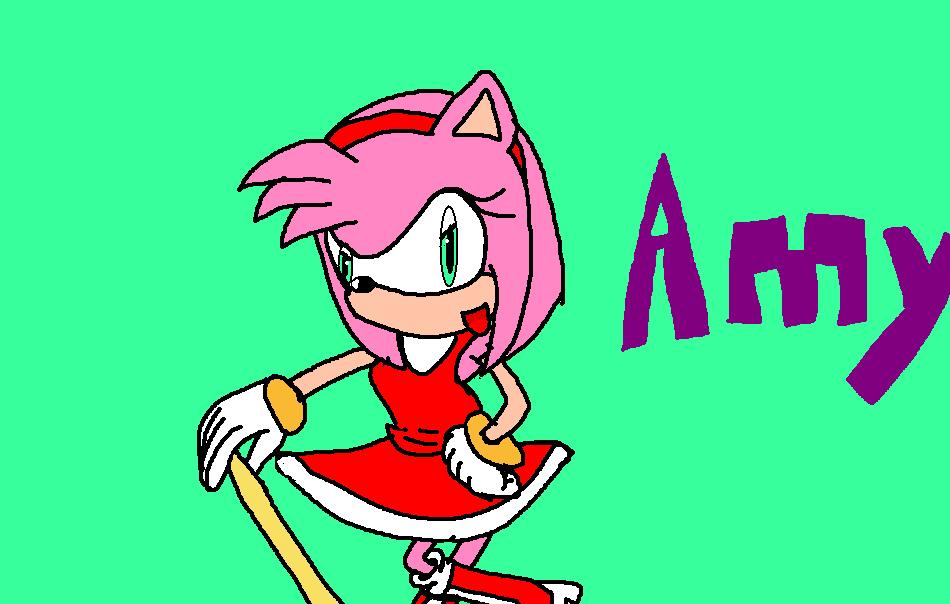Amy Rose archie comic form by CharmyB2