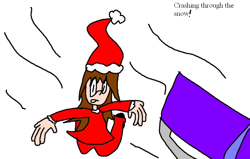 Crashing through the snow! by CharmyB2