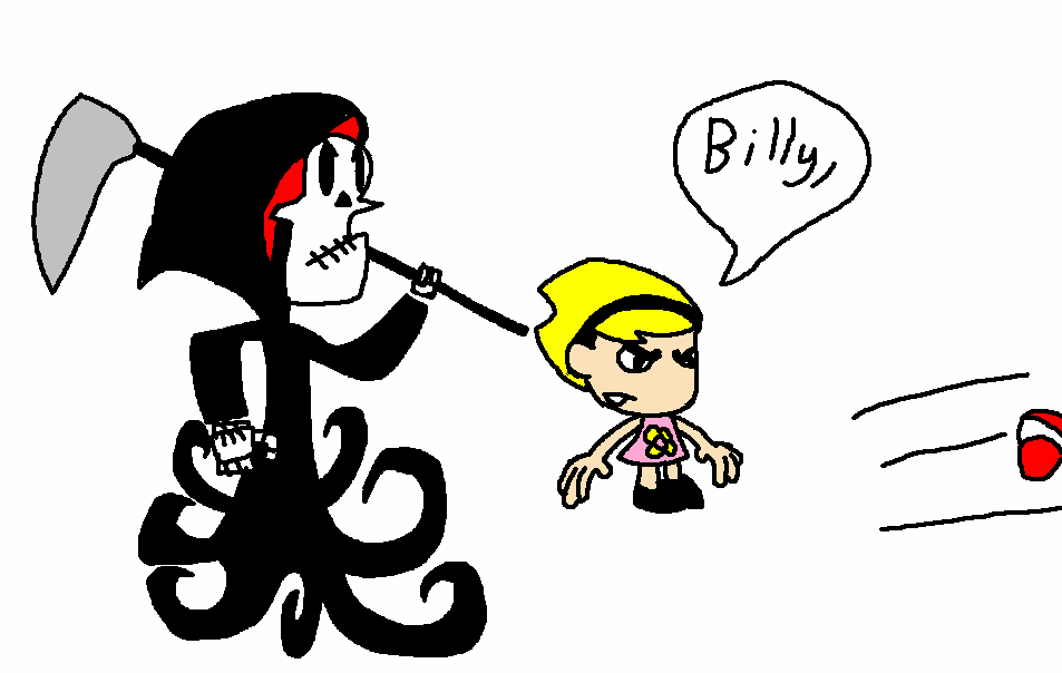 animation Grim ad of Billy and Mandy by CharmyB2