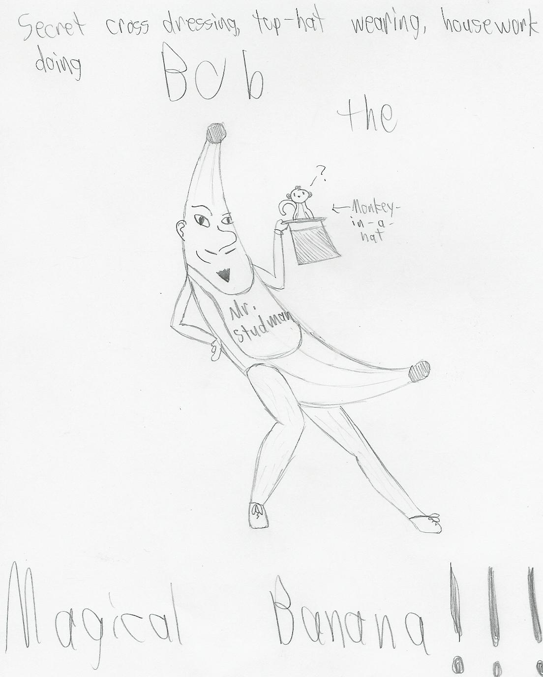 Bob the Banana by CharonTheSabercat