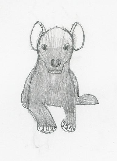 Hyena Puppy by CharonTheSabercat