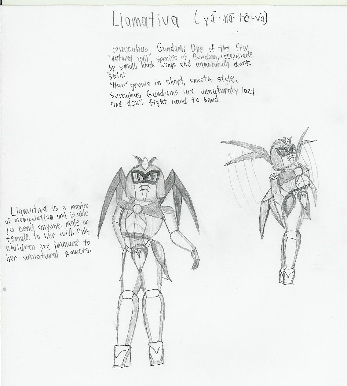 Succubus Gundam, Llamativa by CharonTheSabercat