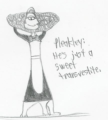 Pleakley as... Magenta?! by CharonTheSabercat