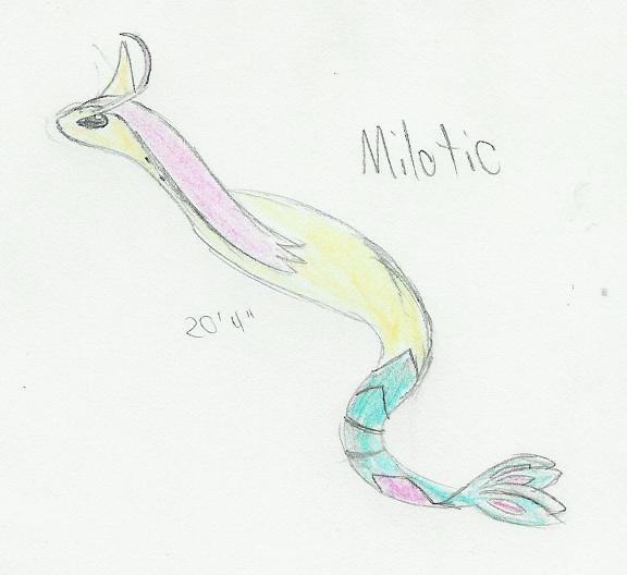A Milotic by CharonTheSabercat