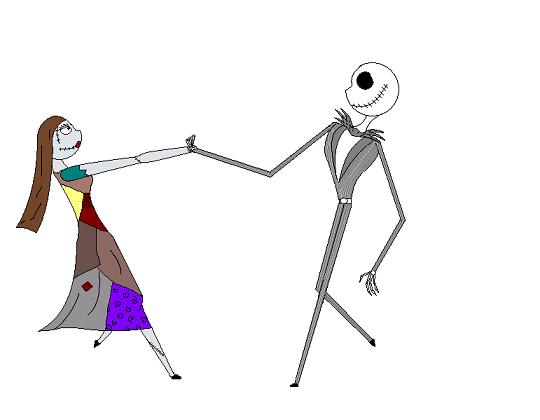 Jack and Sally Dance by CharonTheSabercat