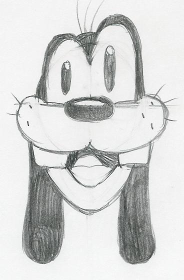 Goofy's Head by CharonTheSabercat