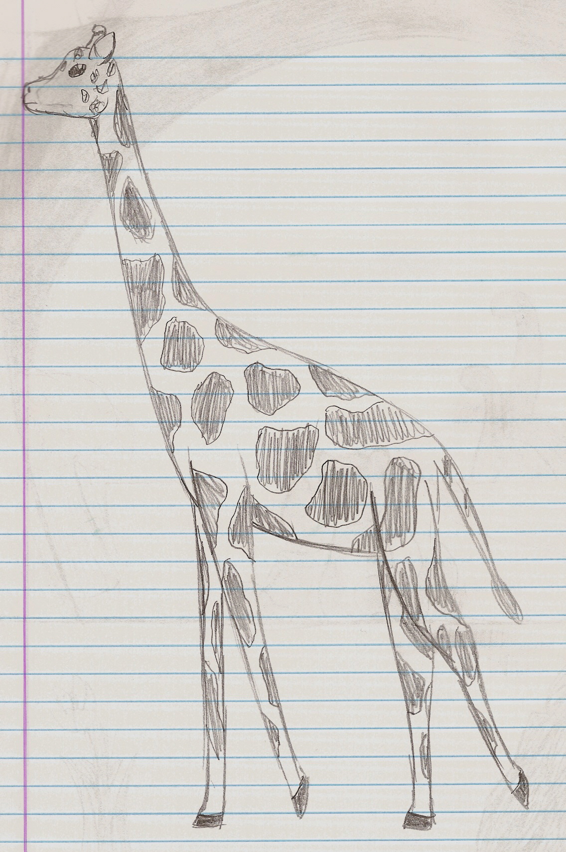 Giraffe by CharonTheSabercat