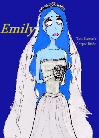Sad Emily. *Colored* by Checkered_Black_Converse