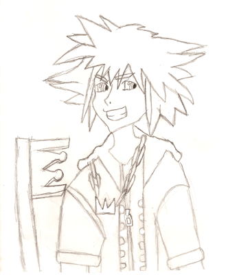 Sora sketch by Cheesecow