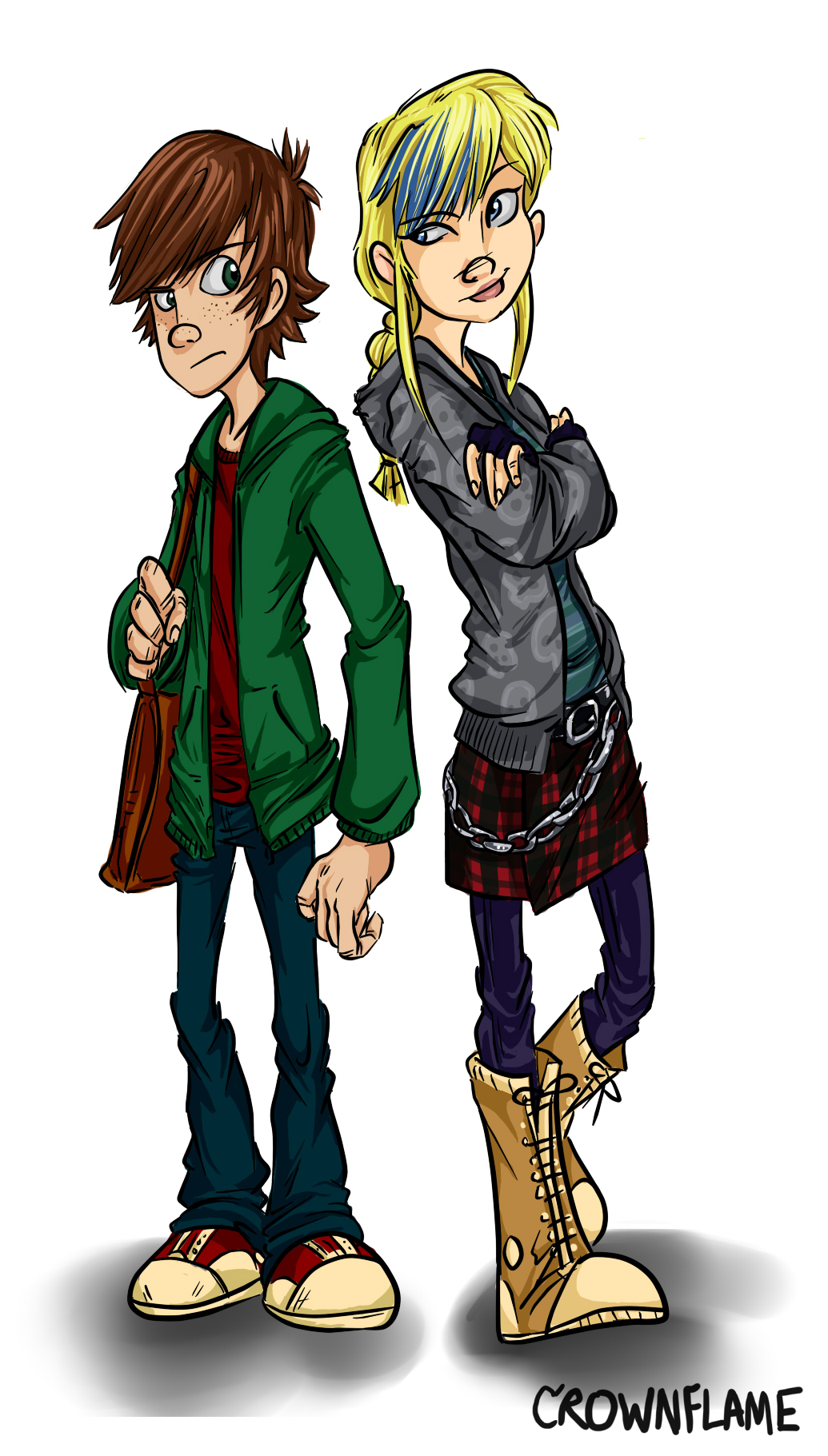 HIccup and Astrid 2.0- Concept by Cheesefritters
