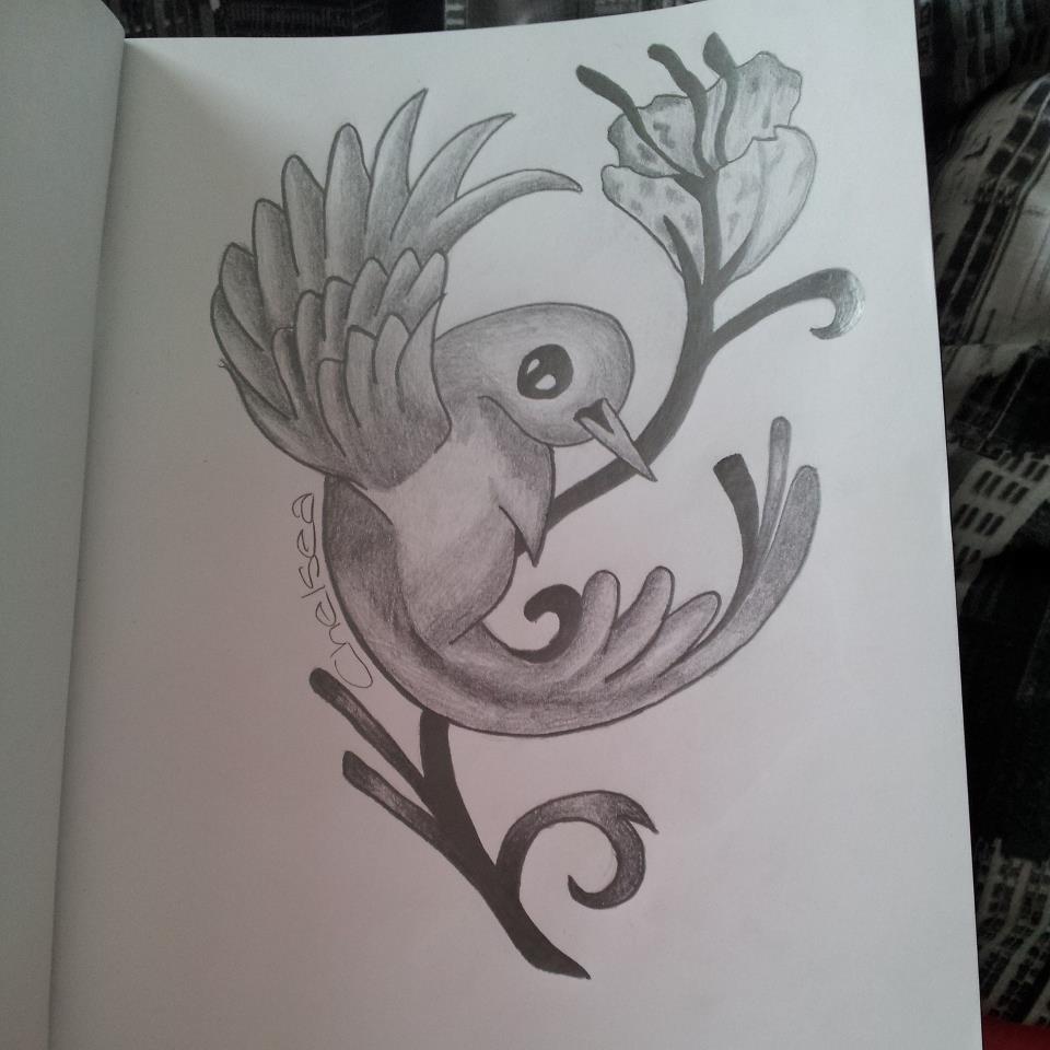 Bird Drawing by Chelsea93roc