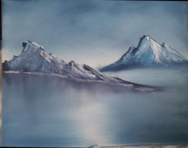 Mountain Oil Painting #2 by Chelsea93roc