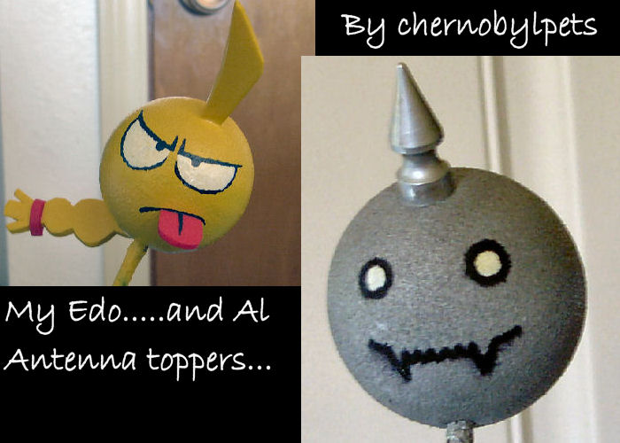 Antenna toppers - FMA + by Chernobylpets